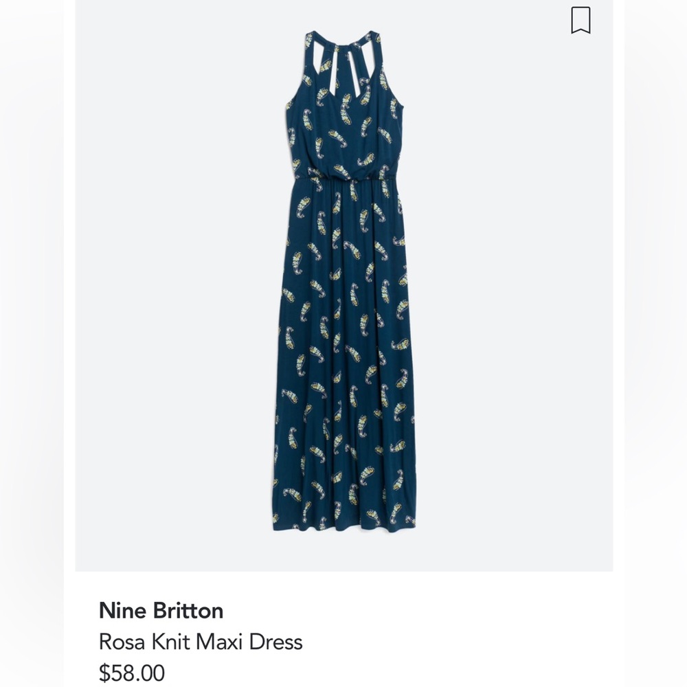 Nine Britton - Perfect Rosa Knit Maxi Dress